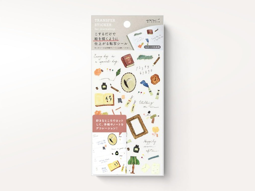 Midori Transfer Stickers - Motif Stationery