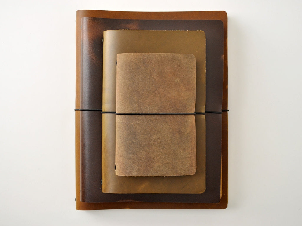 Around The World Refillable Leather Journal