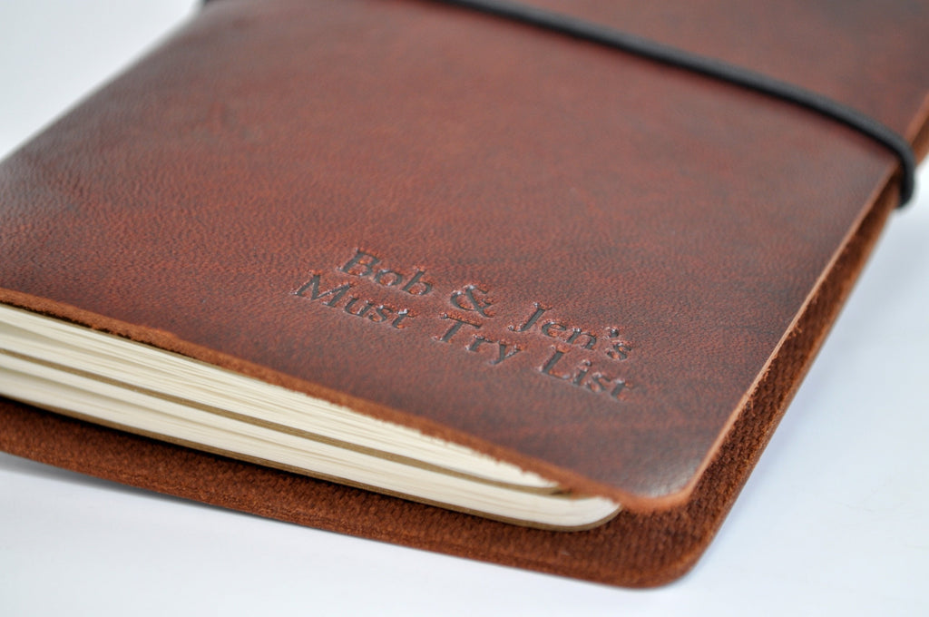 Around The World Refillable Leather Journal