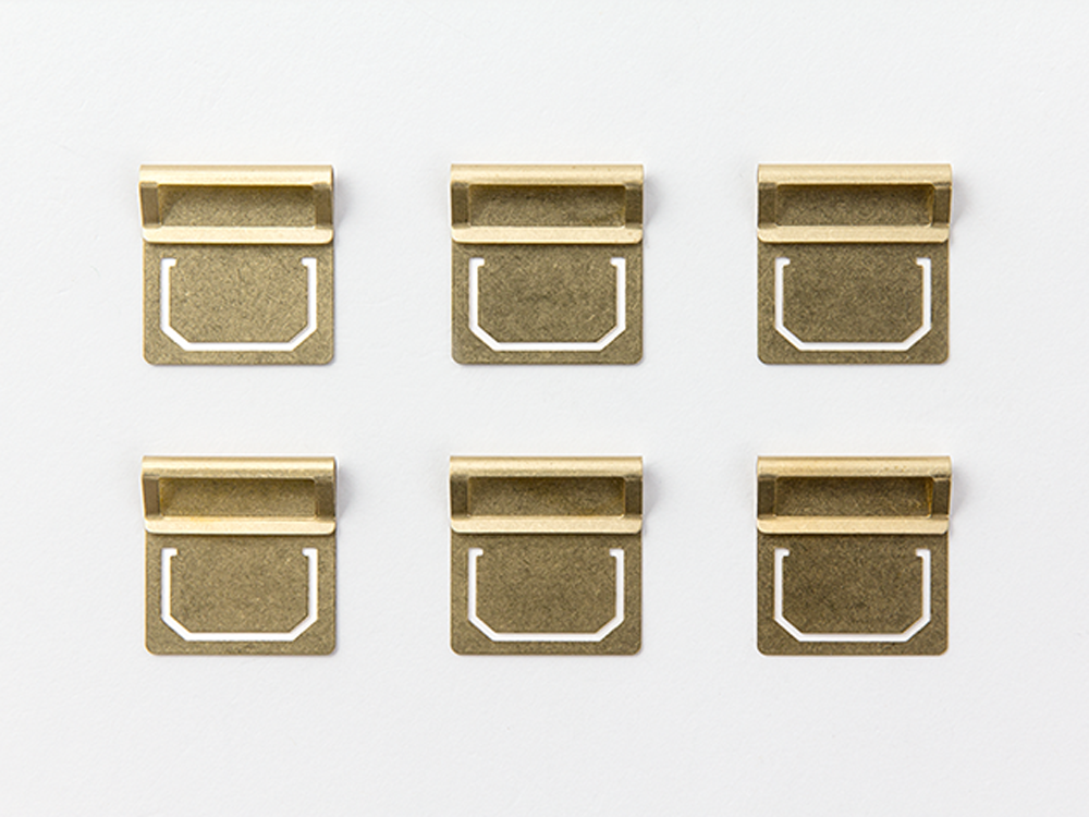 Brass Index Clips