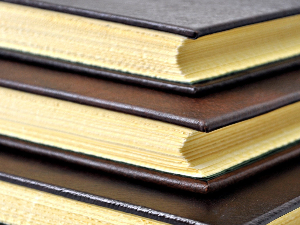 Handmade Italian Distressed Leather Journal - Deckled Pages