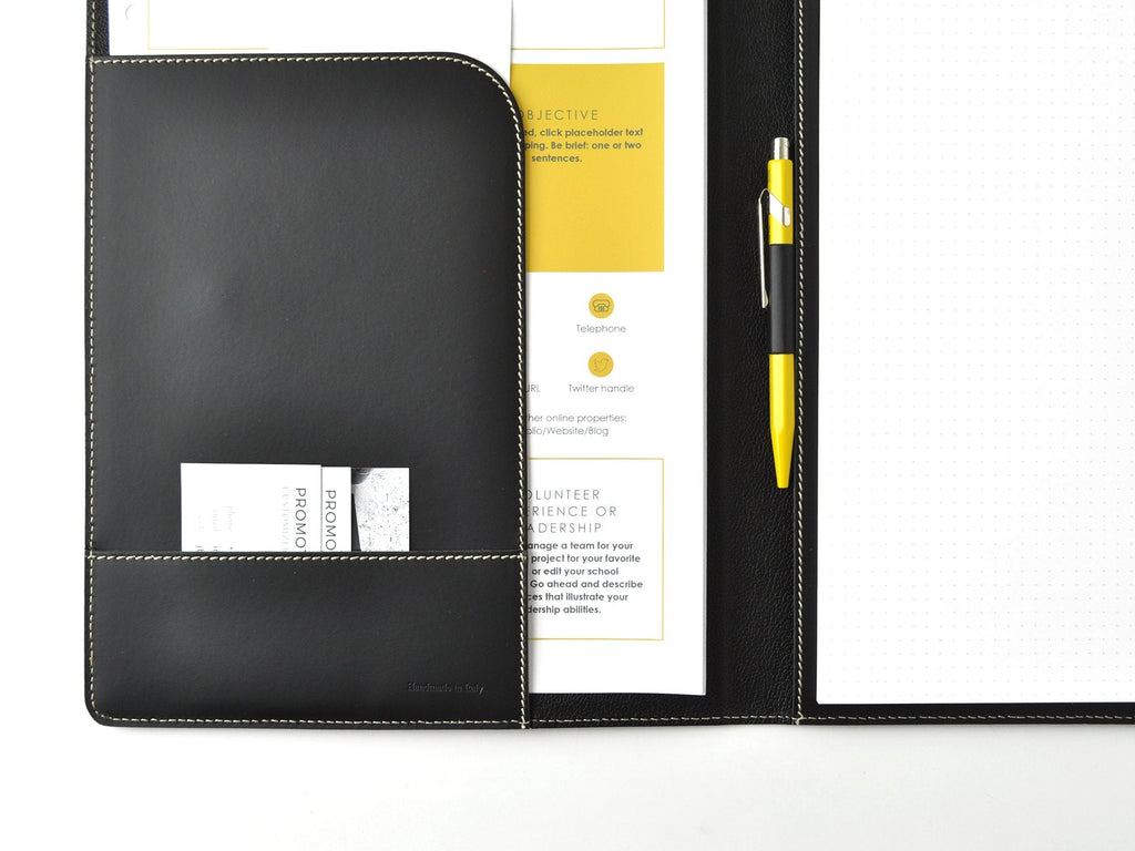 Italian Leather Executive Portfolio