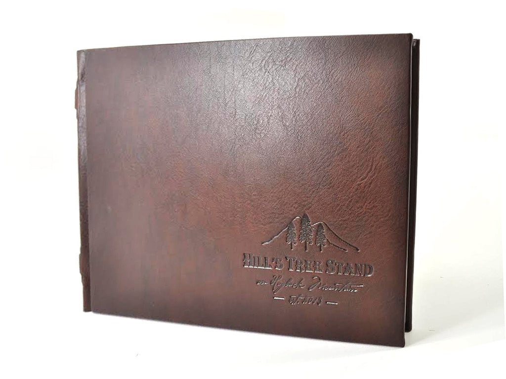 Italian Leather Guest Book