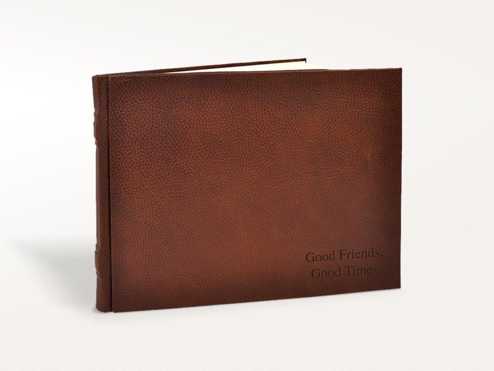 Italian Leather Guest Book