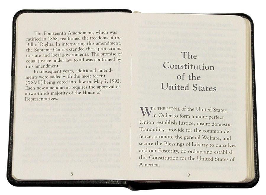 Leather Bound United States Constitution