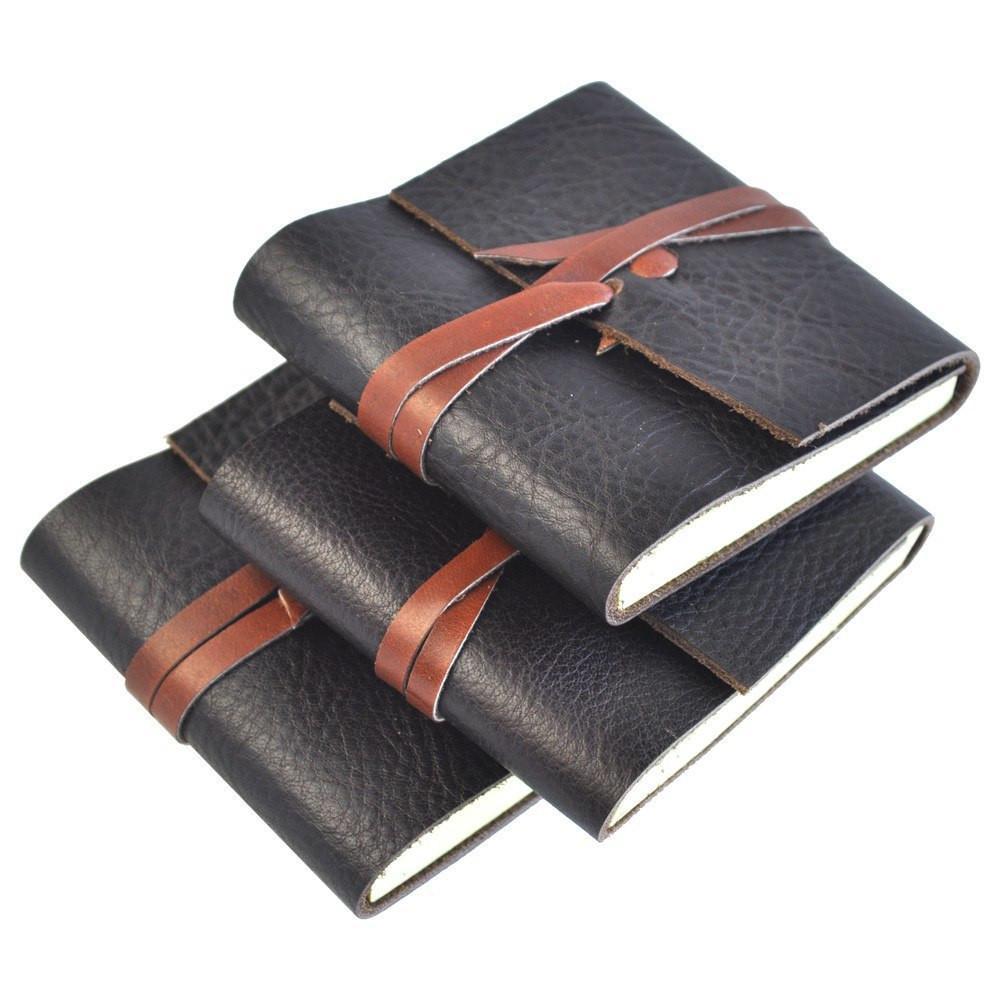 Leather Wrap Sticky Note Pad