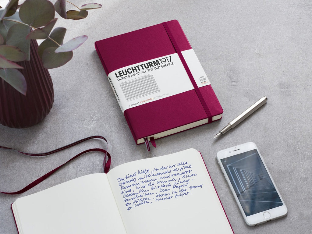 Leuchtturm 1917 Hardcover Notebook - Port Red