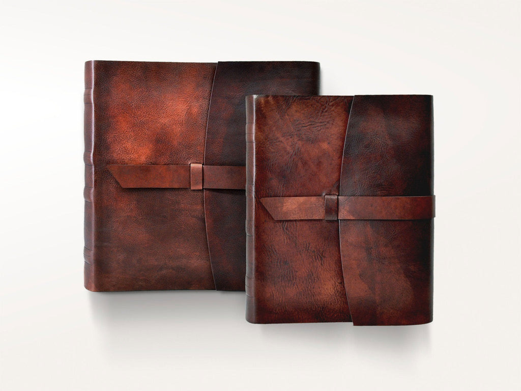 Max Latch Italian Rustic Leather Photo Album