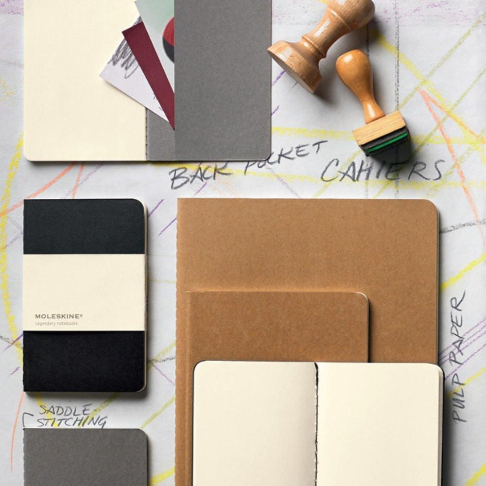 Moleskine Cahier Journal Set of 3 - Kraft