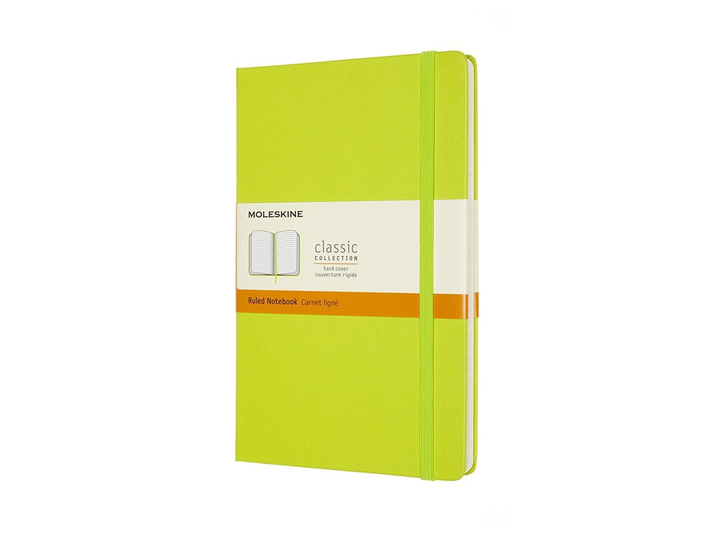 Moleskine Classic Hardcover Notebook - Lemon Green