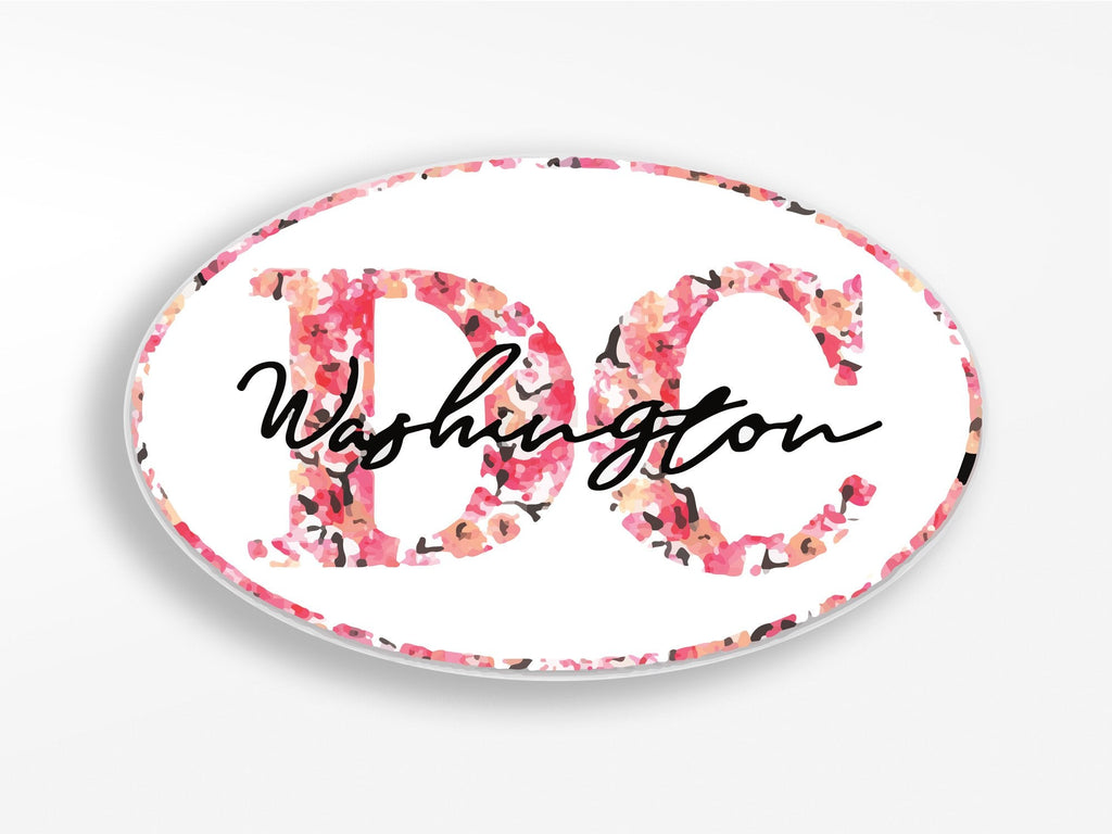 Washington DC Cherry Blossom Vinyl Decal