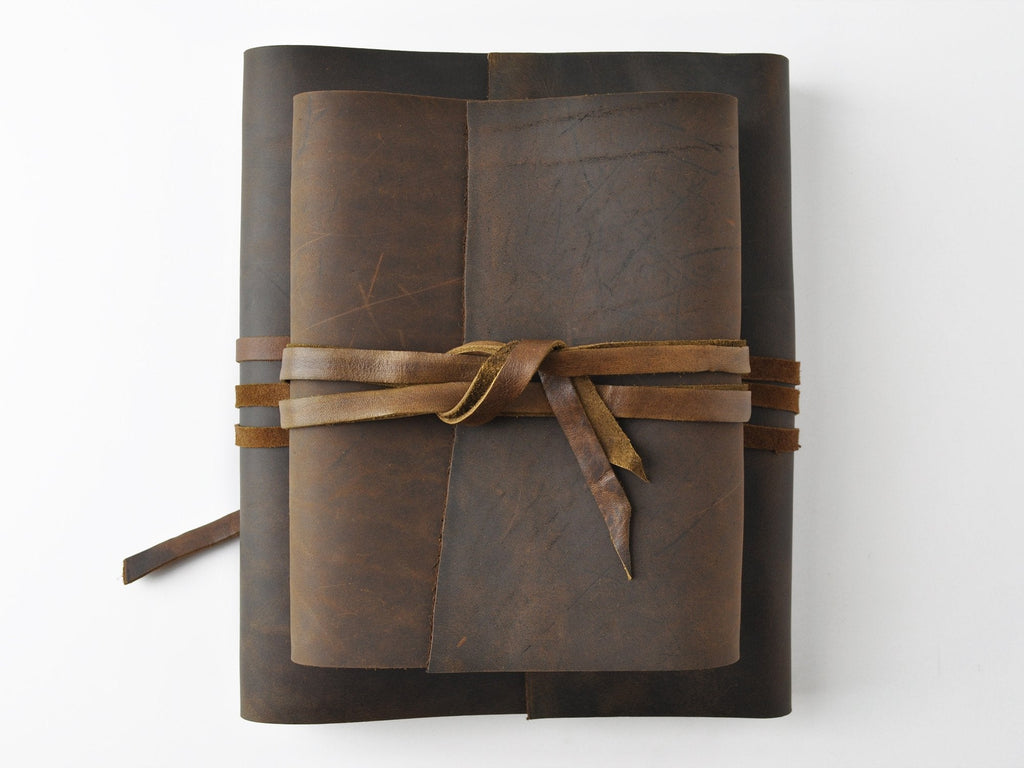 Woodsman Soft Leather 3 Ring Binder